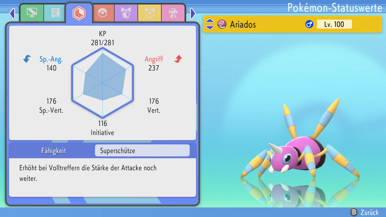 #168 Ariados BDSP