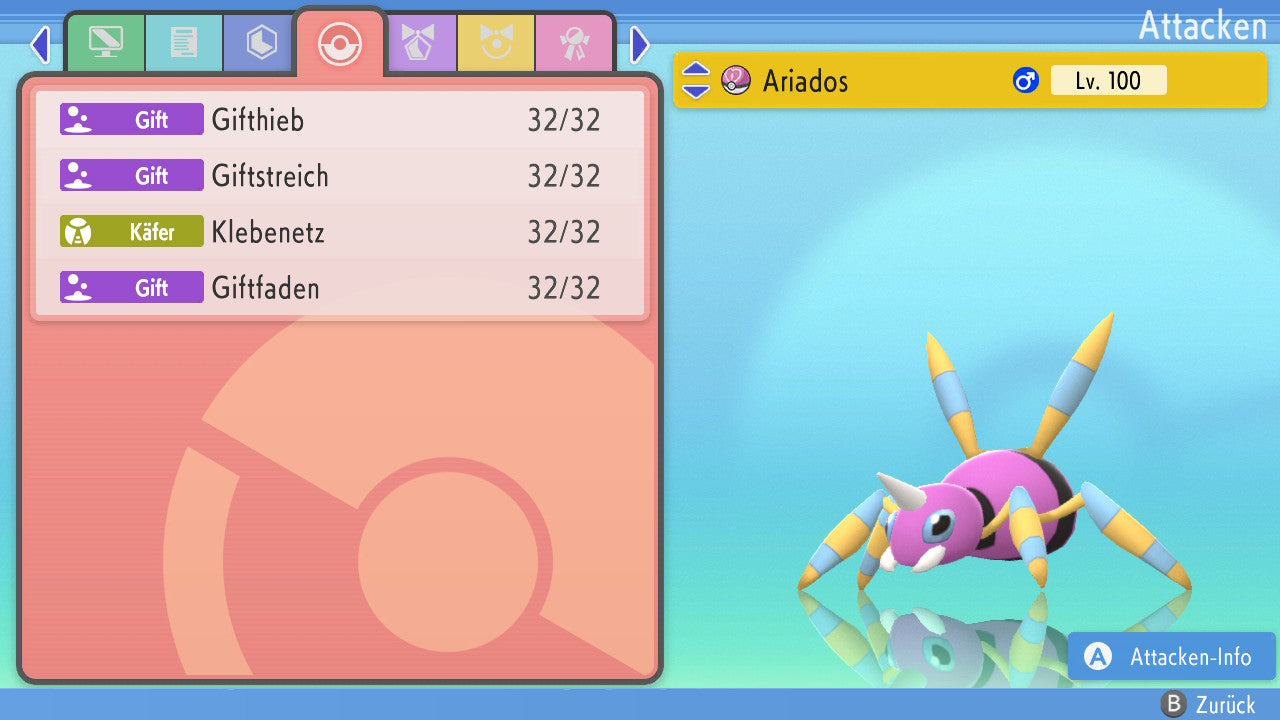 #168 Ariados BDSP