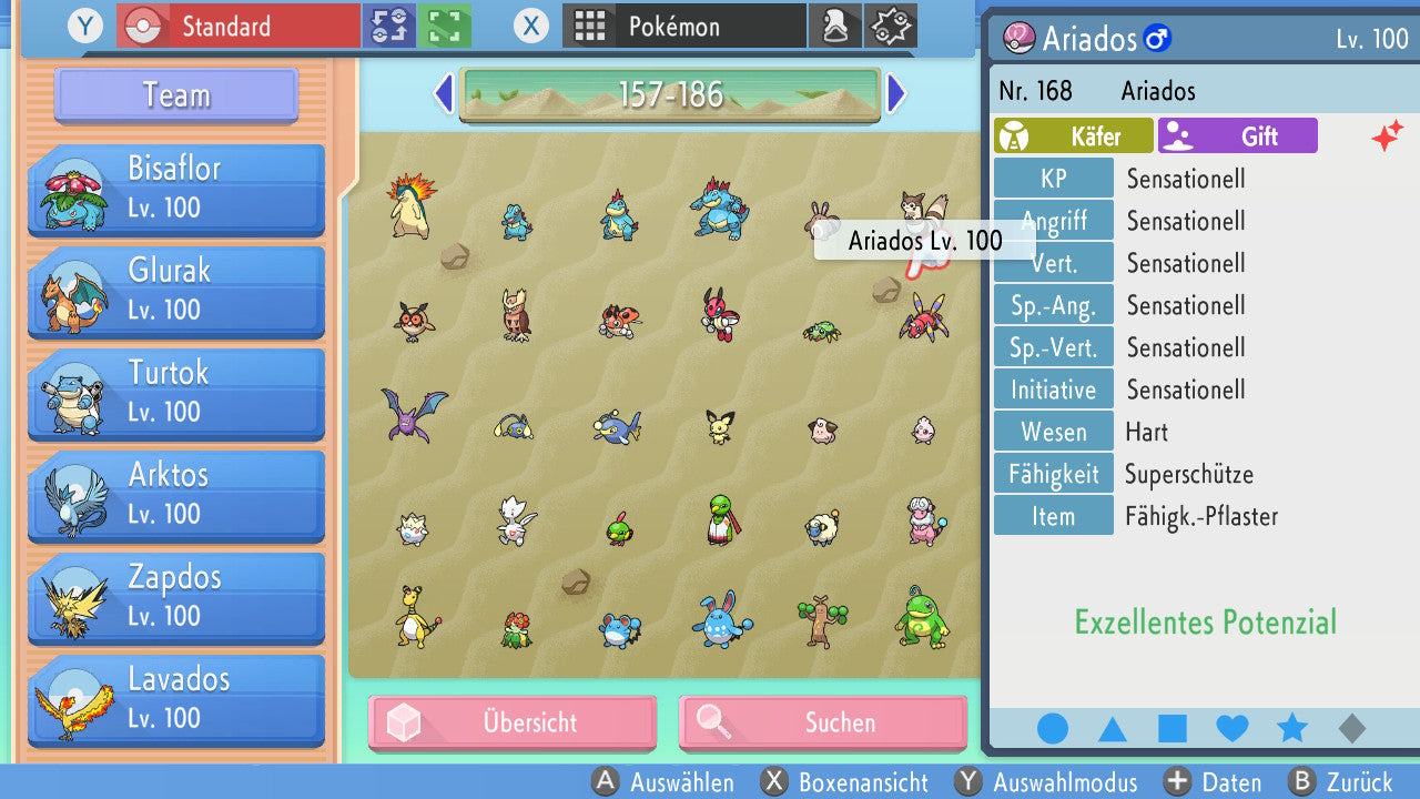 #168 Ariados BDSP