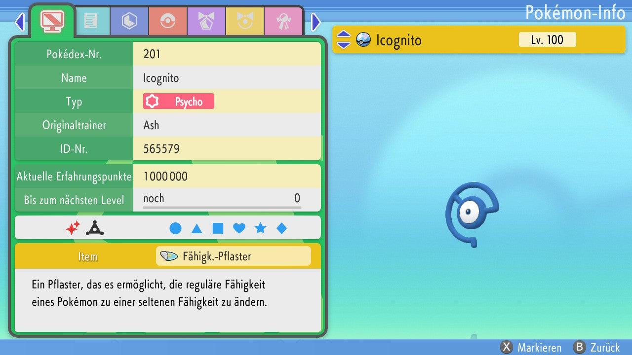 #201 Icognito C BDSP