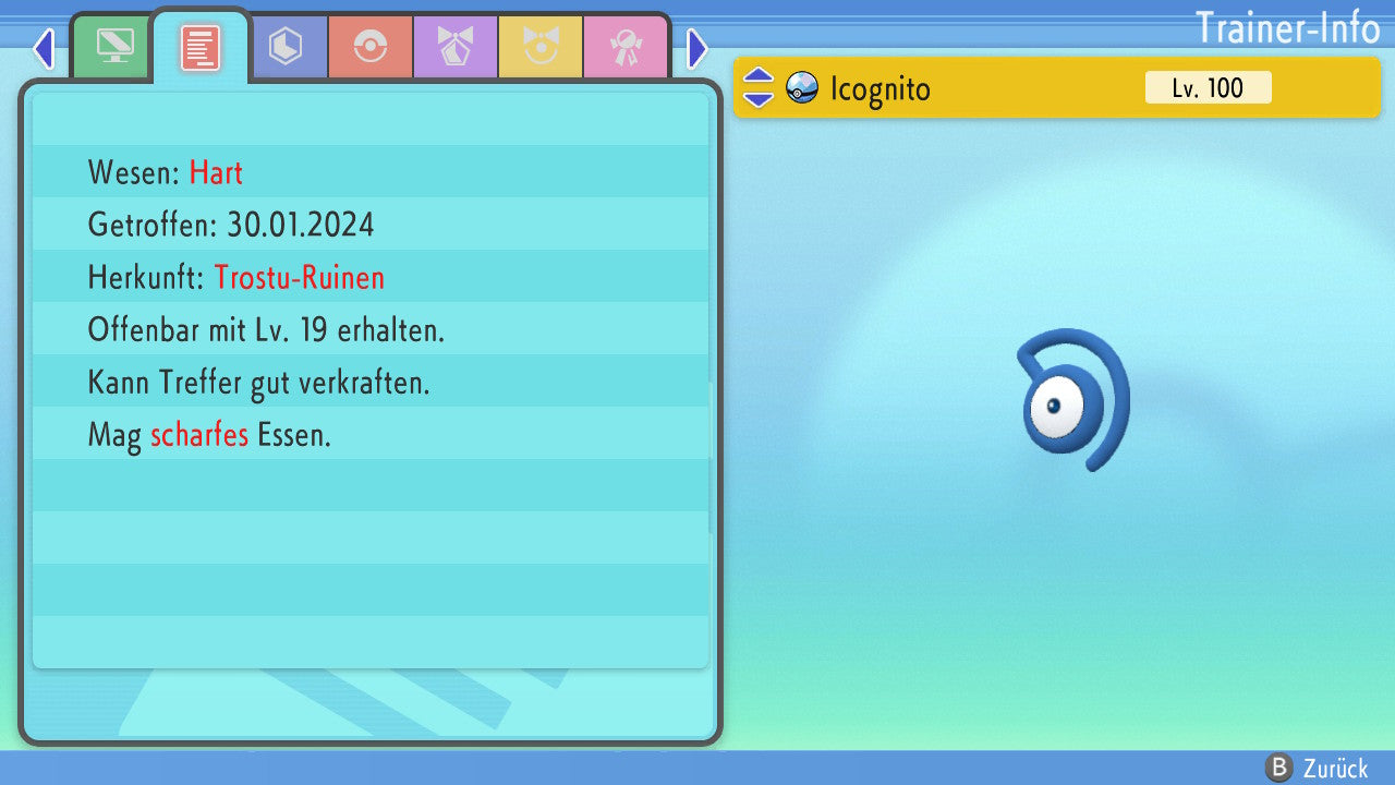 #201 Icognito D BDSP