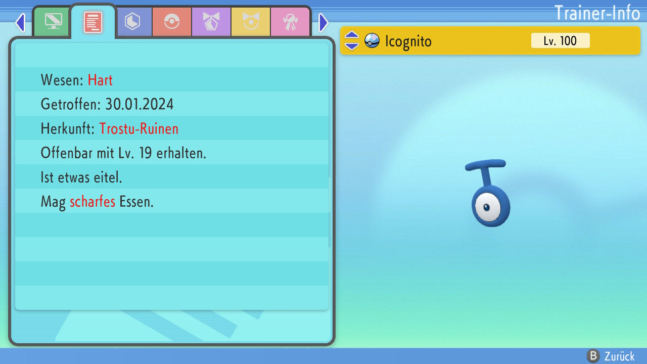 #201 Icognito T BDSP
