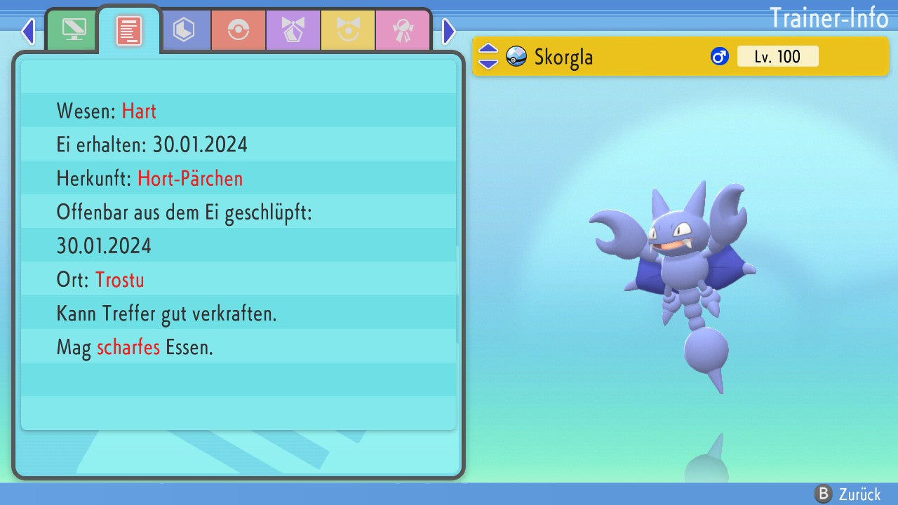 #207 Skorgla BDSP