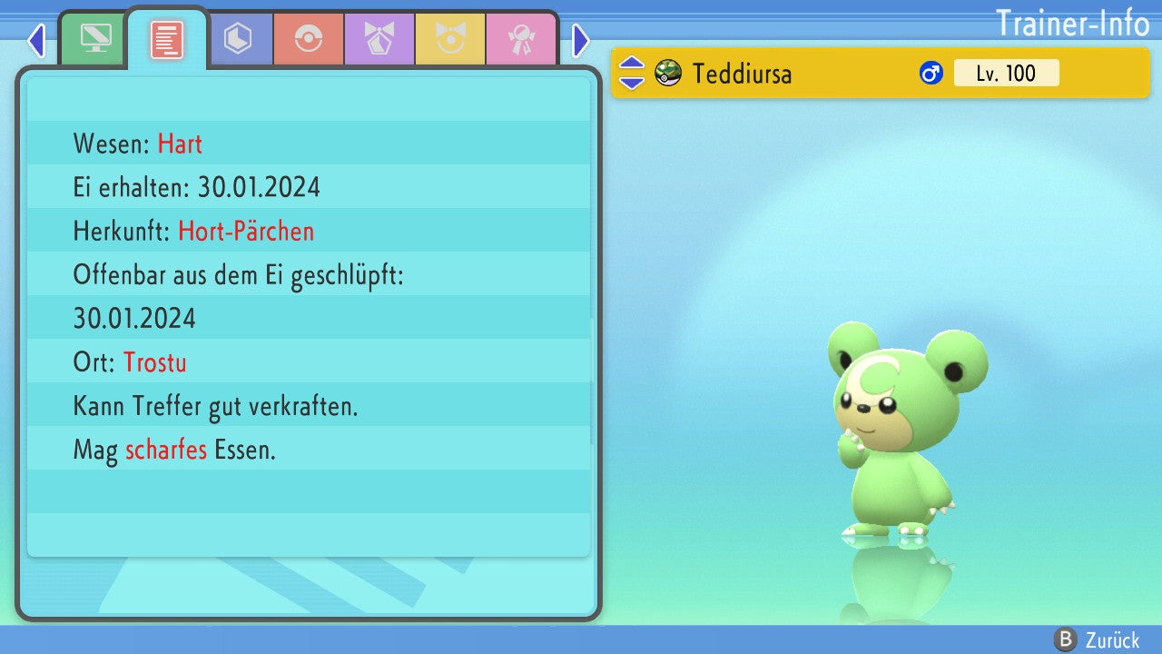 #216 Teddiursa BDSP