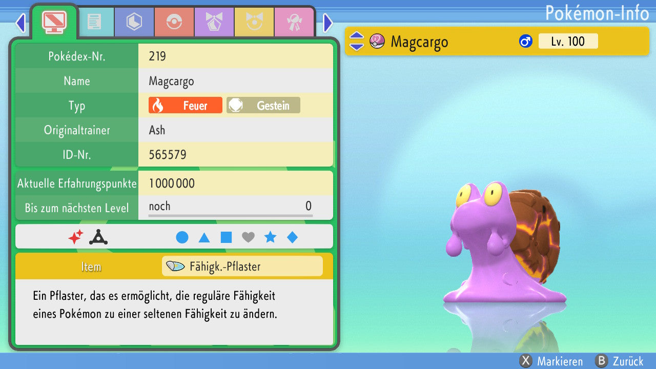 #219 Magcargo BDSP