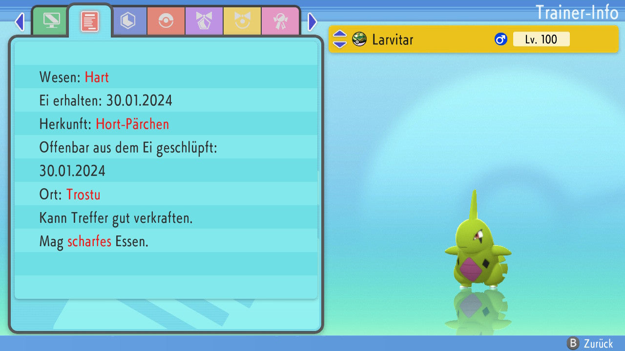#246 Larvitar BDSP