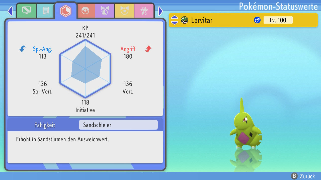 #246 Larvitar BDSP