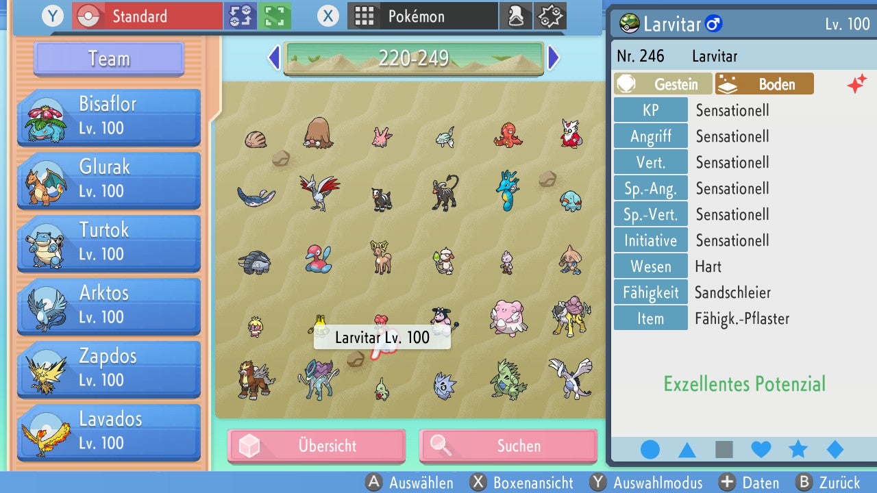 #246 Larvitar BDSP
