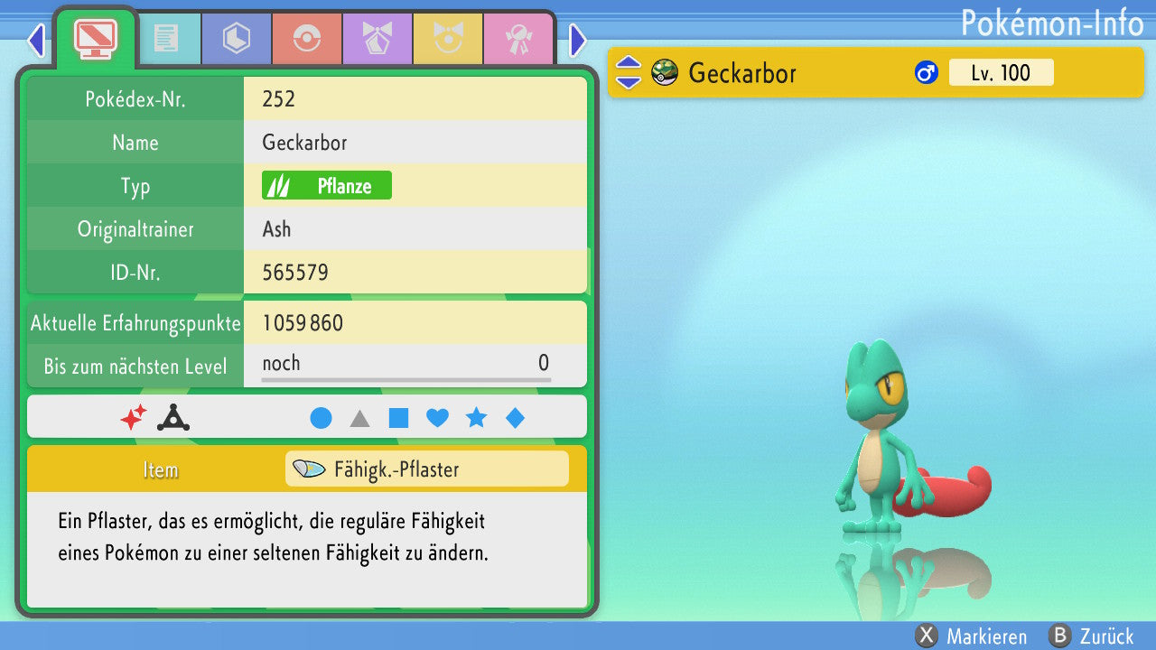 #252 Geckarbor BDSP