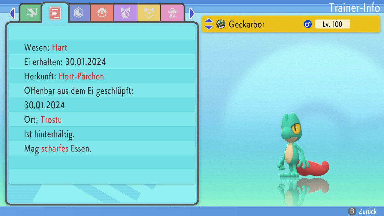 #252 Geckarbor BDSP