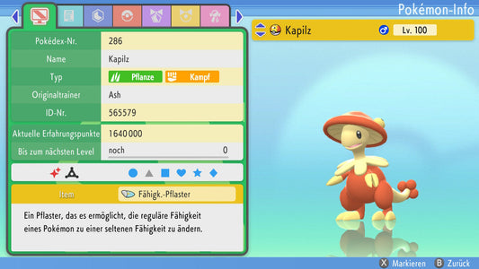 #286 Cape Mushroom BDSP