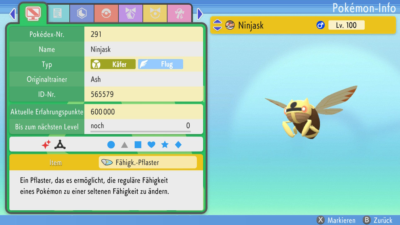 #291 Ninjask BDSP