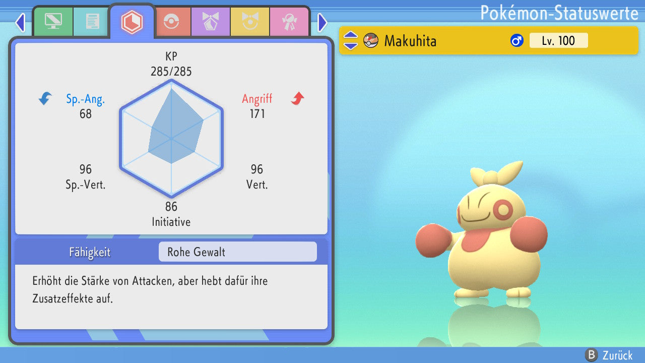 #296 Makuhita BDSP