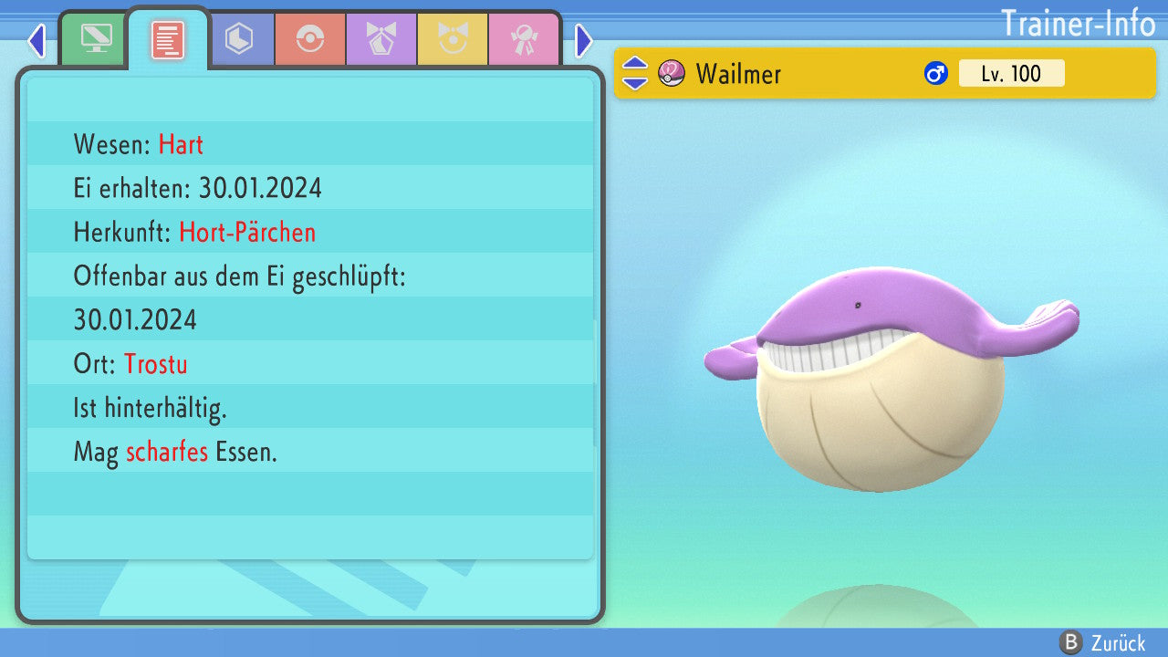#320 Wailmer BDSP