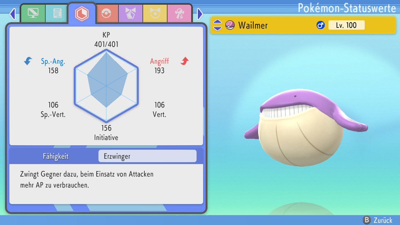 #320 Wailmer BDSP