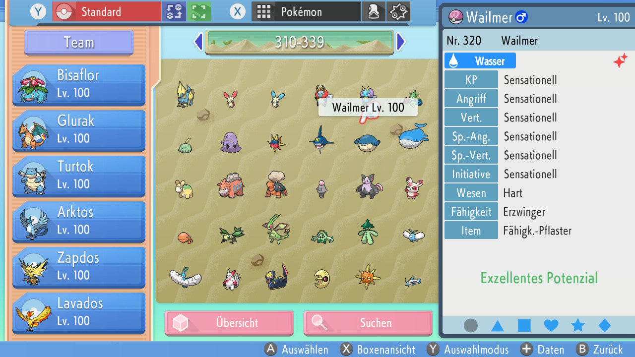 #320 Wailmer BDSP