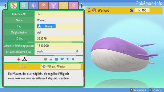 #321 Wailord BDSP