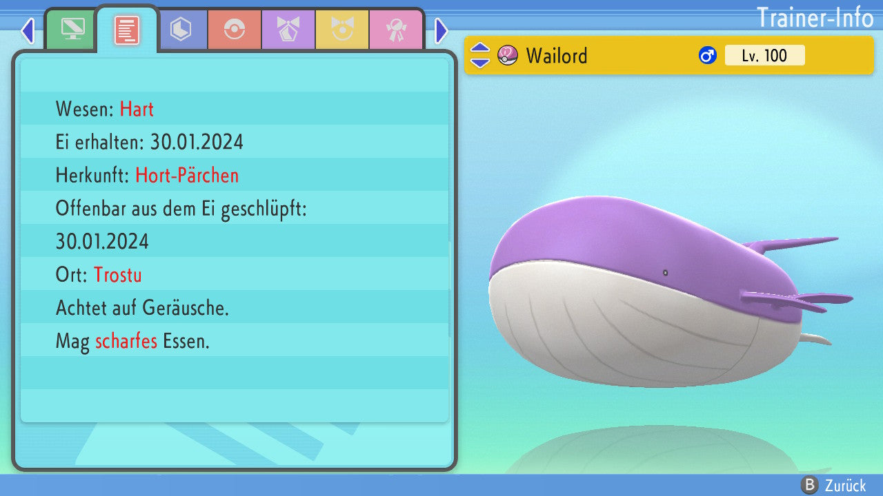 #321 Wailord BDSP