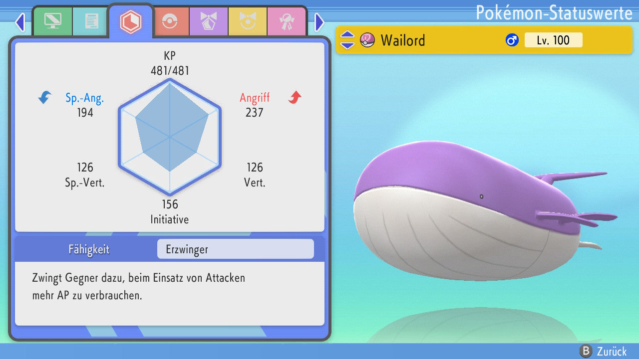 #321 Wailord BDSP