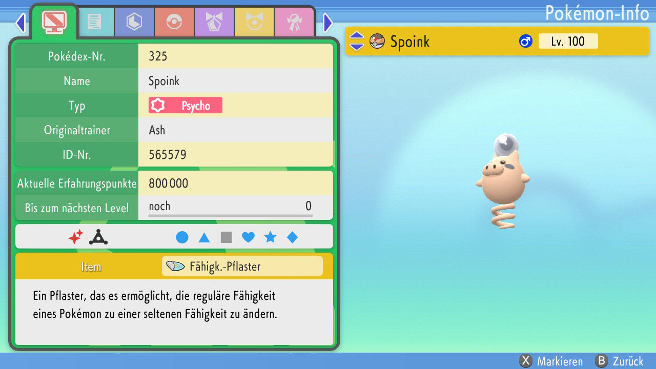 #325 Spoink BDSP