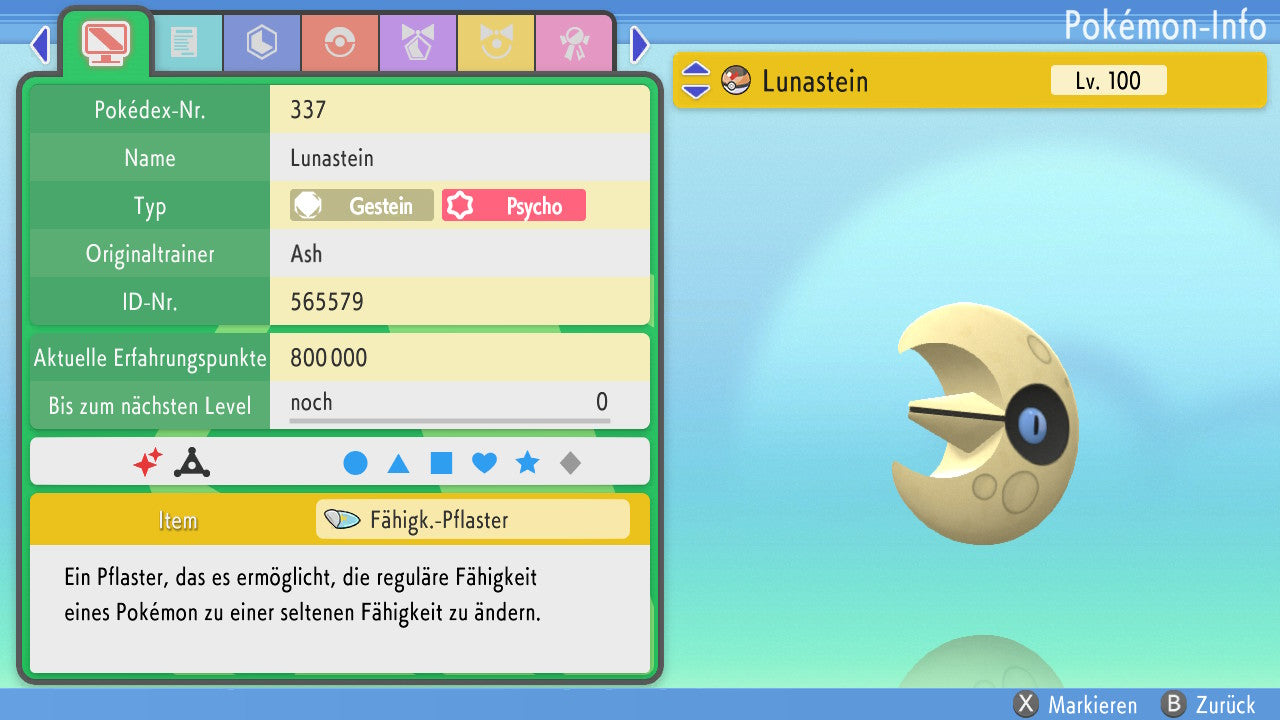 #337 Lunastein BDSP