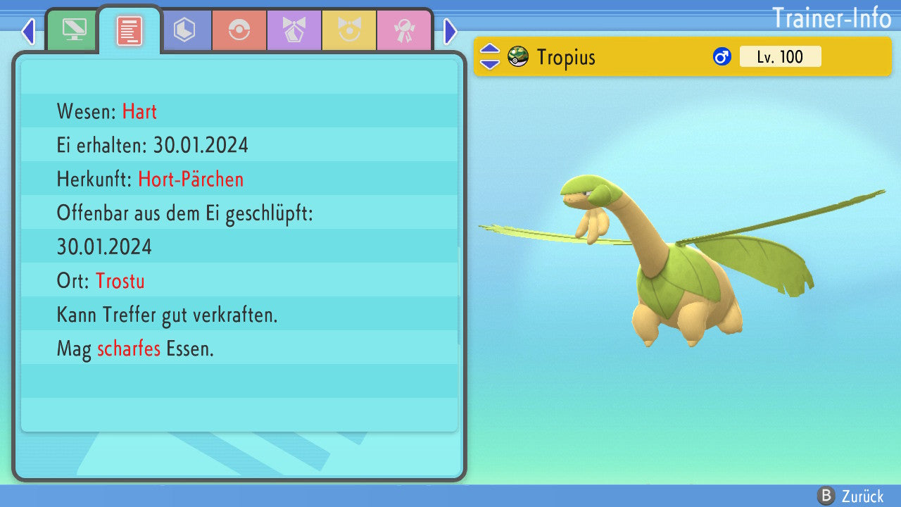 #357 Tropius BDSP