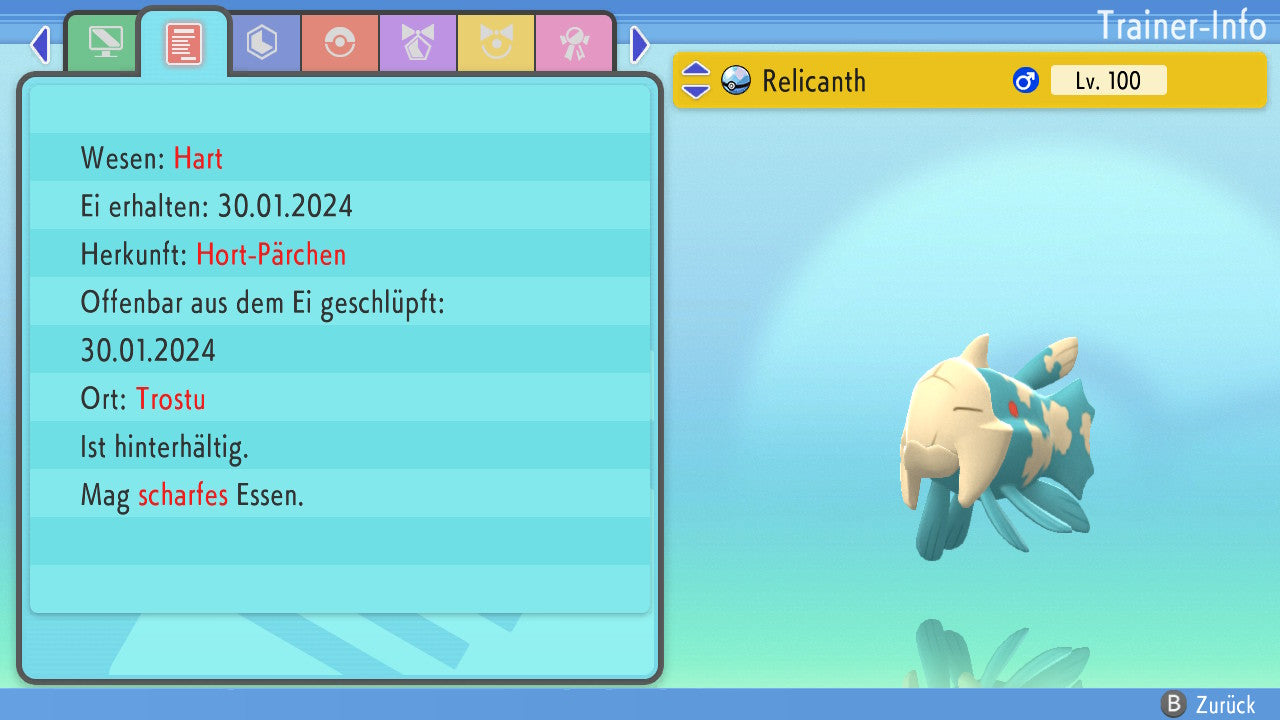 #369 Relicanth BDSP