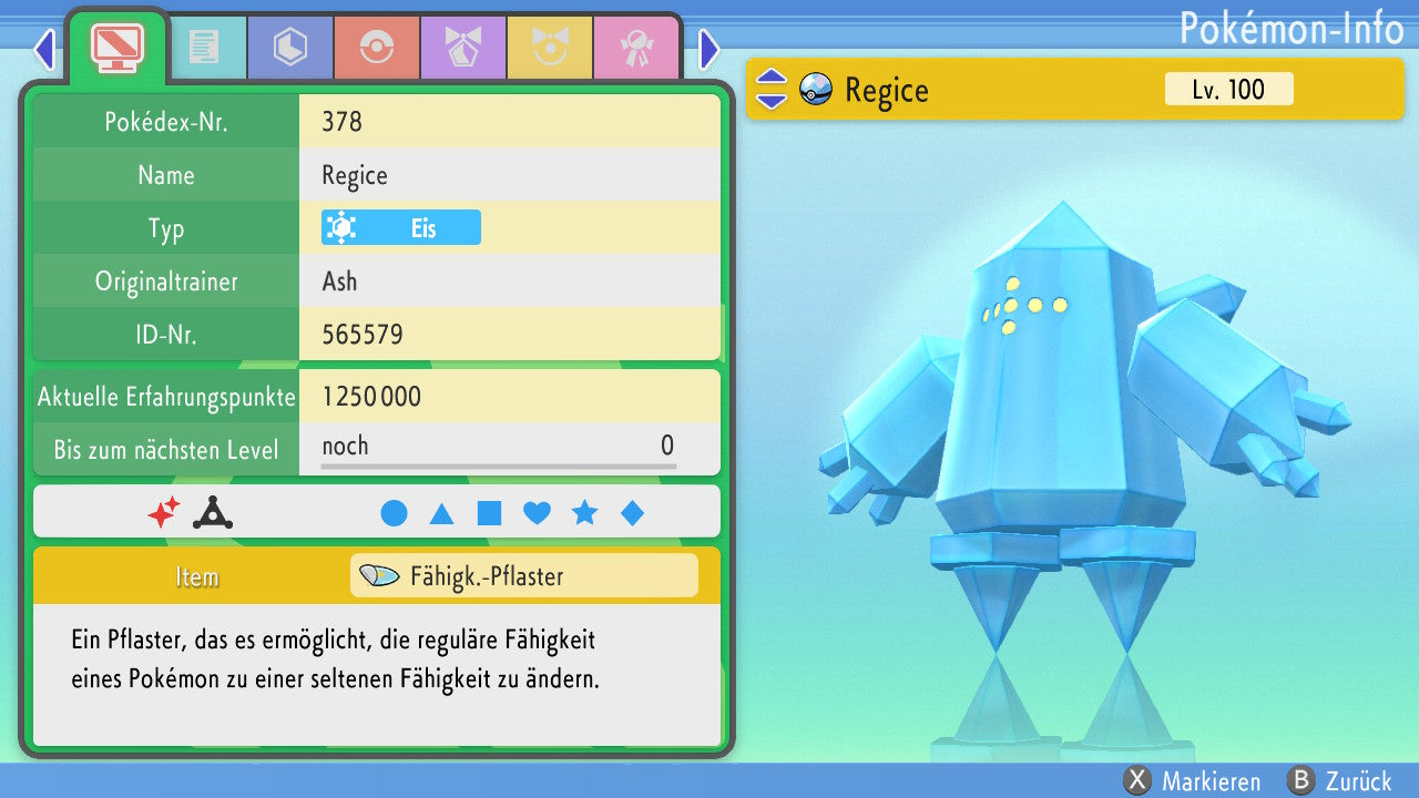 #378 Regice BDSP