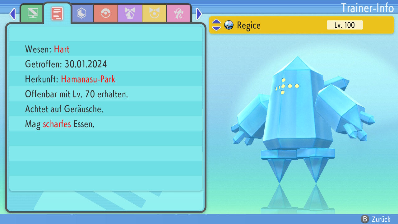 #378 Regice BDSP