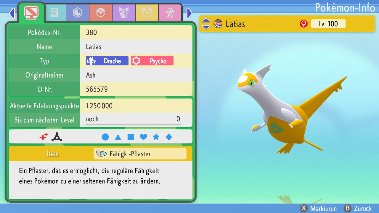 #380 Latias BDSP
