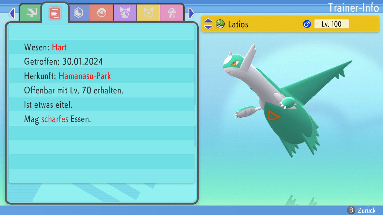 #381 Latios BDSP