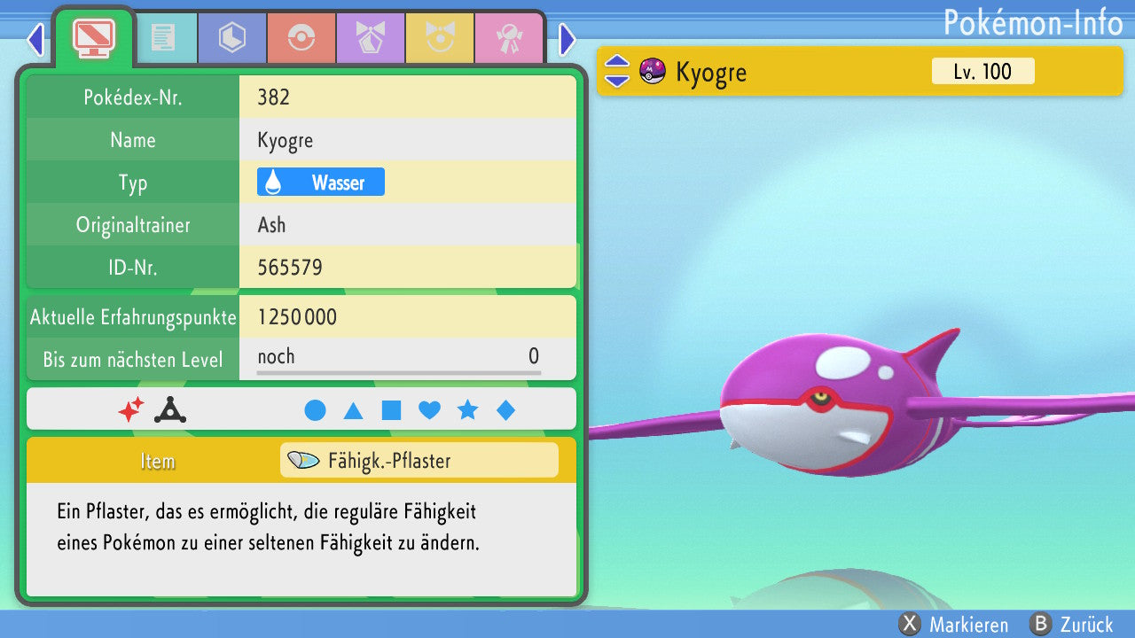 #382 Kyogre BDSP