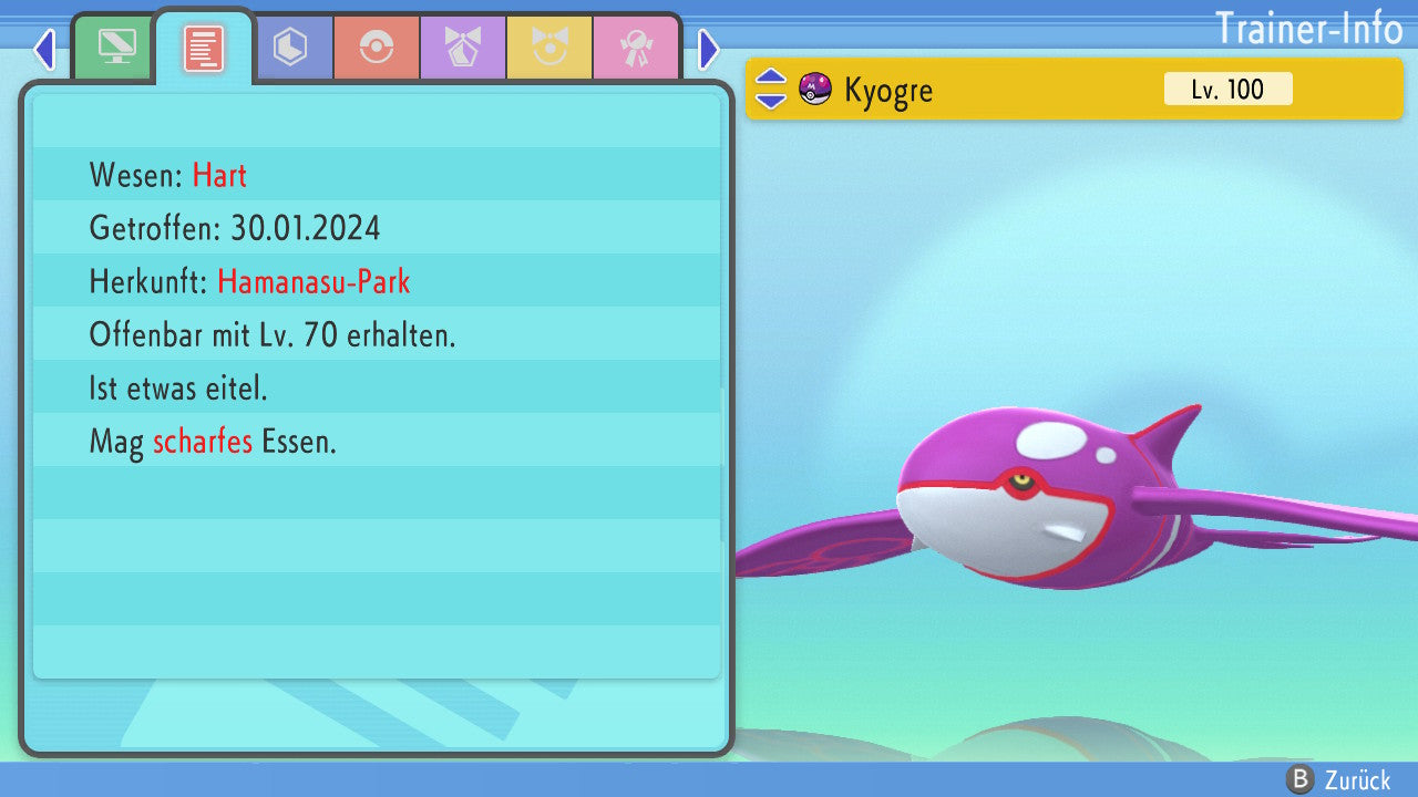 #382 Kyogre BDSP