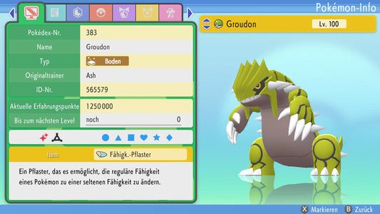 #383 Groudon BDSP