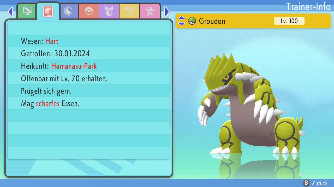 #383 Groudon BDSP