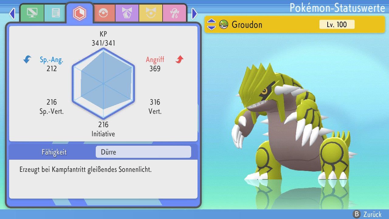 #383 Groudon BDSP