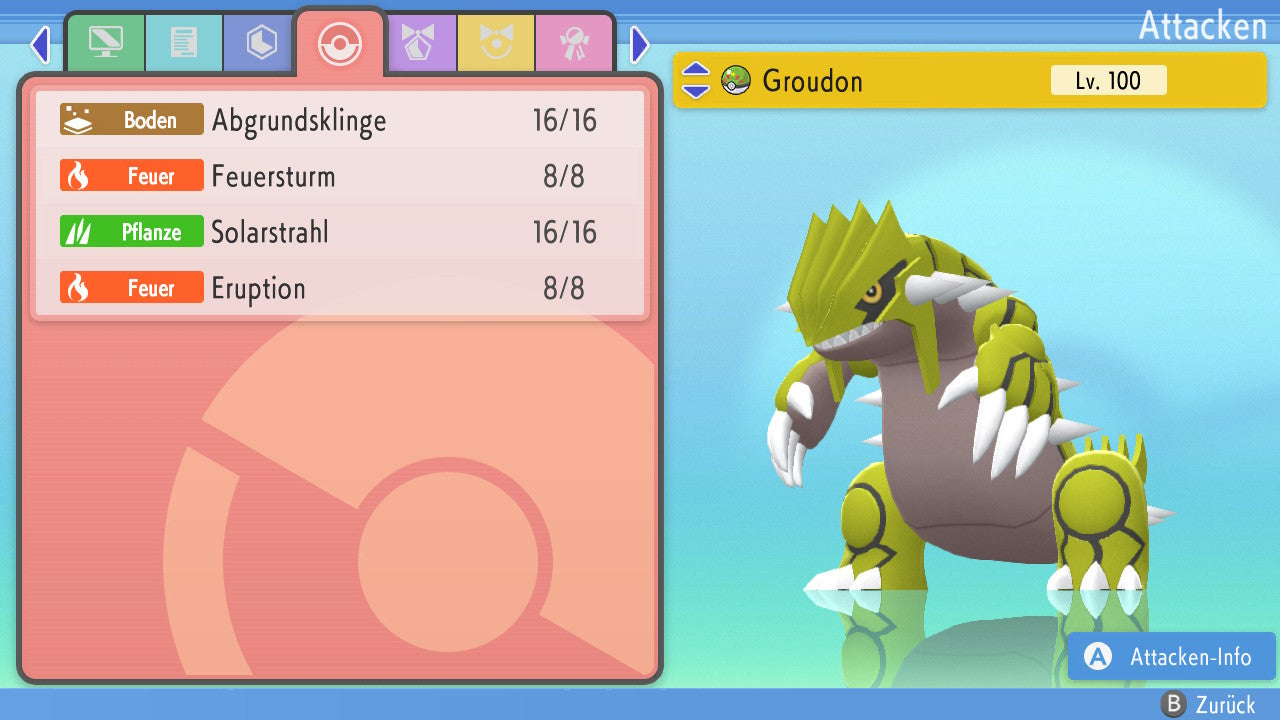 #383 Groudon BDSP