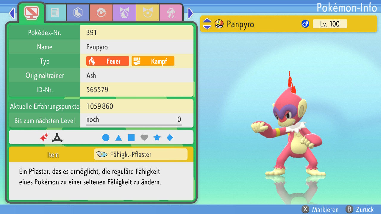 #391 Panpyro BDSP