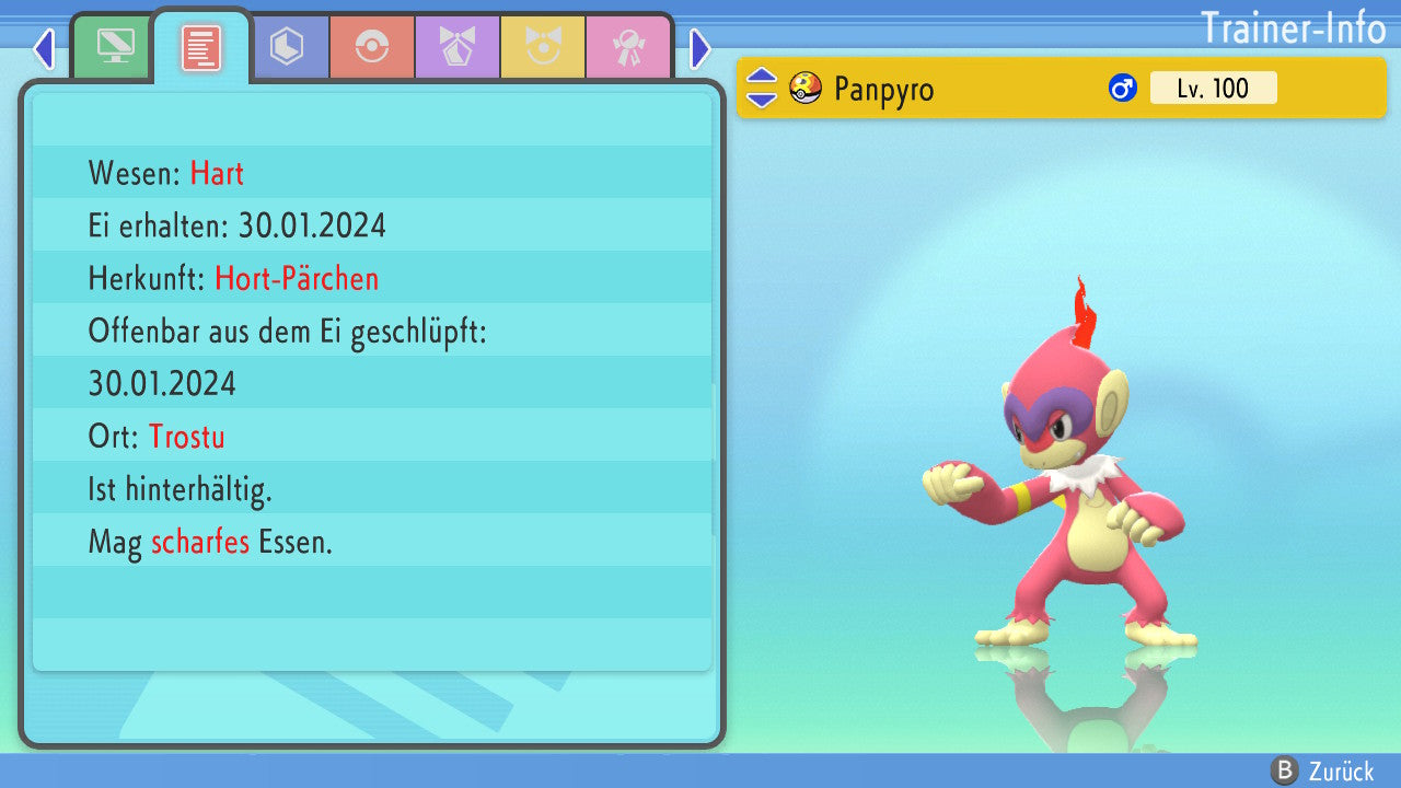 #391 Panpyro BDSP