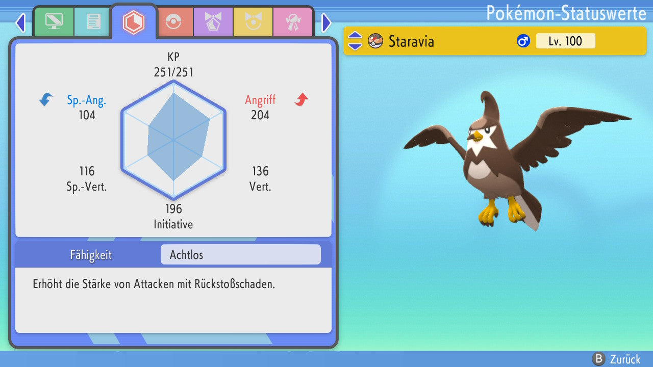 #397 Staravia BDSP