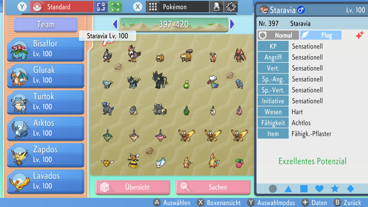 #397 Staravia BDSP