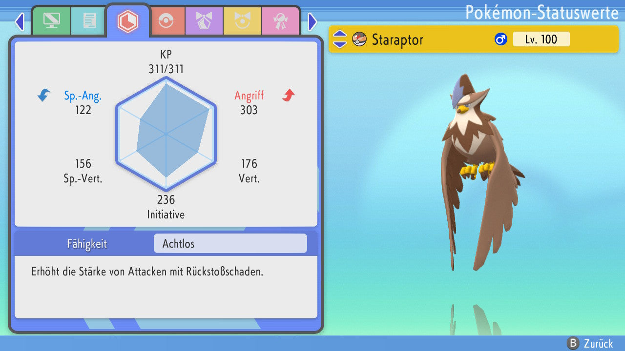 #398 Staraptor BDSP
