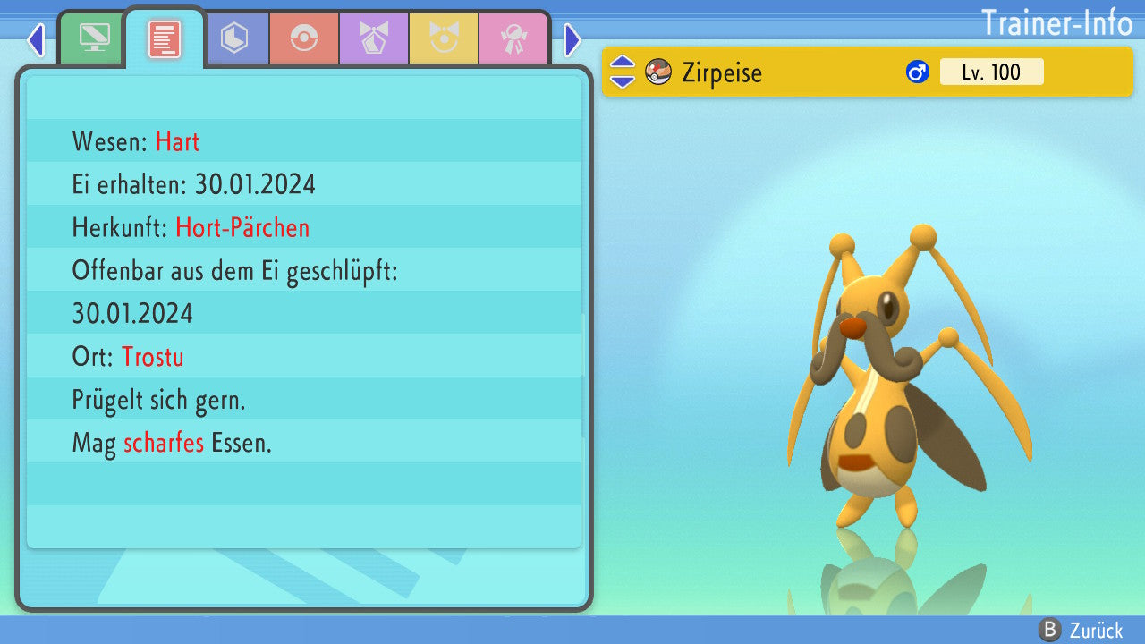 #402 Zirpeise BDSP
