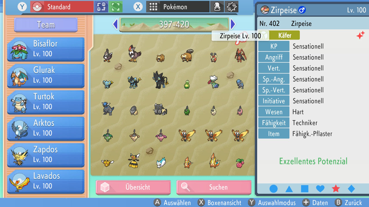 #402 Zirpeise BDSP