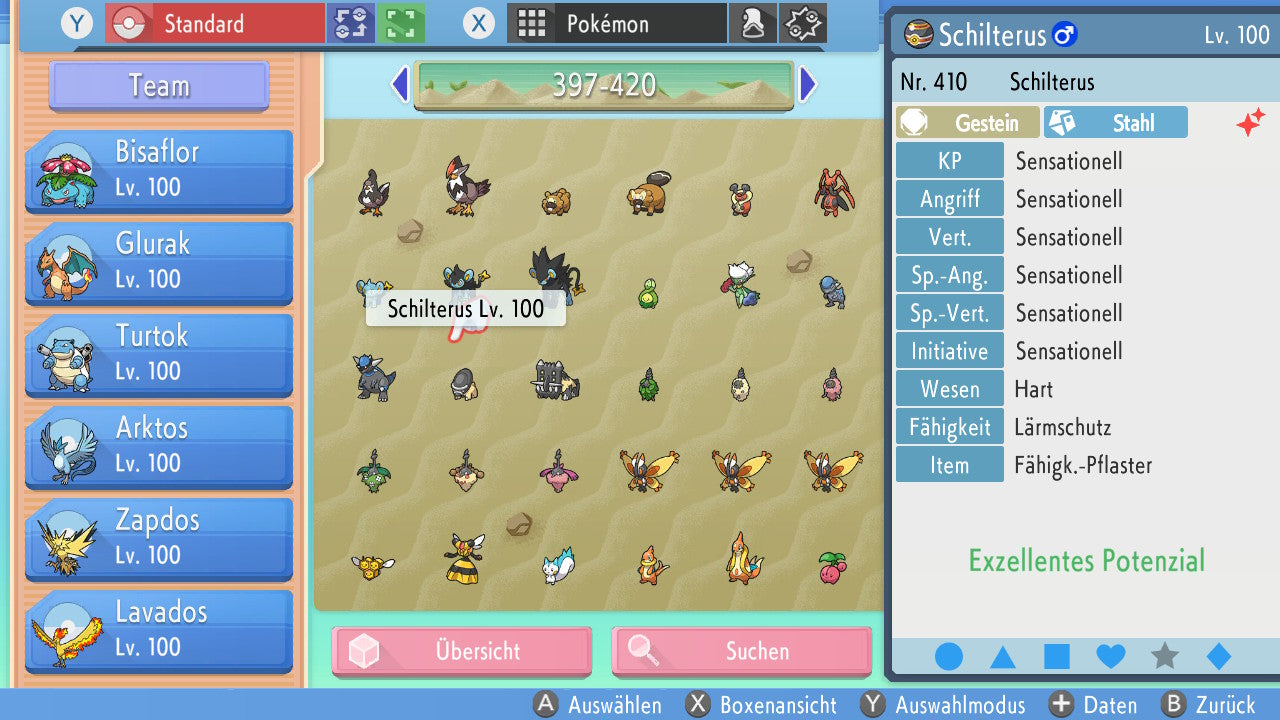 #410 Schilterus BDSP