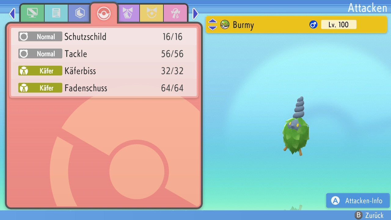 #412 Burmy Pflanzenumhang BDSP