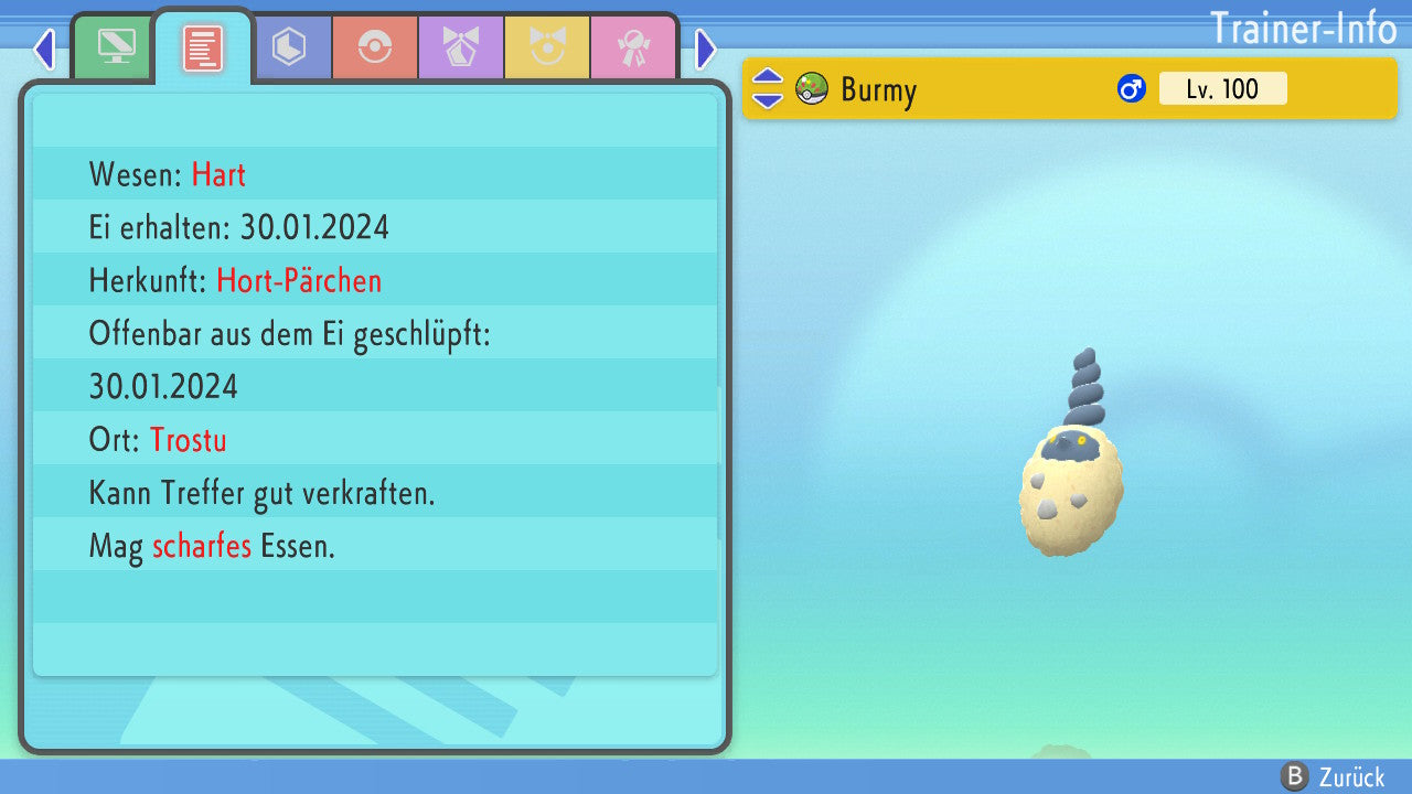 #412 Burmy Sandumhang BDSP