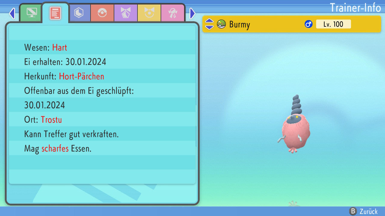 #412 Burmy Lumpenumhang BDSP