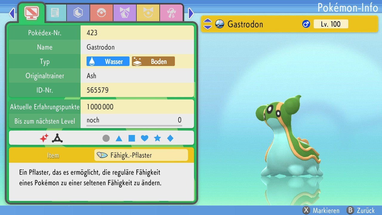 #423 Gastrodon Östliches Meer BDSP
