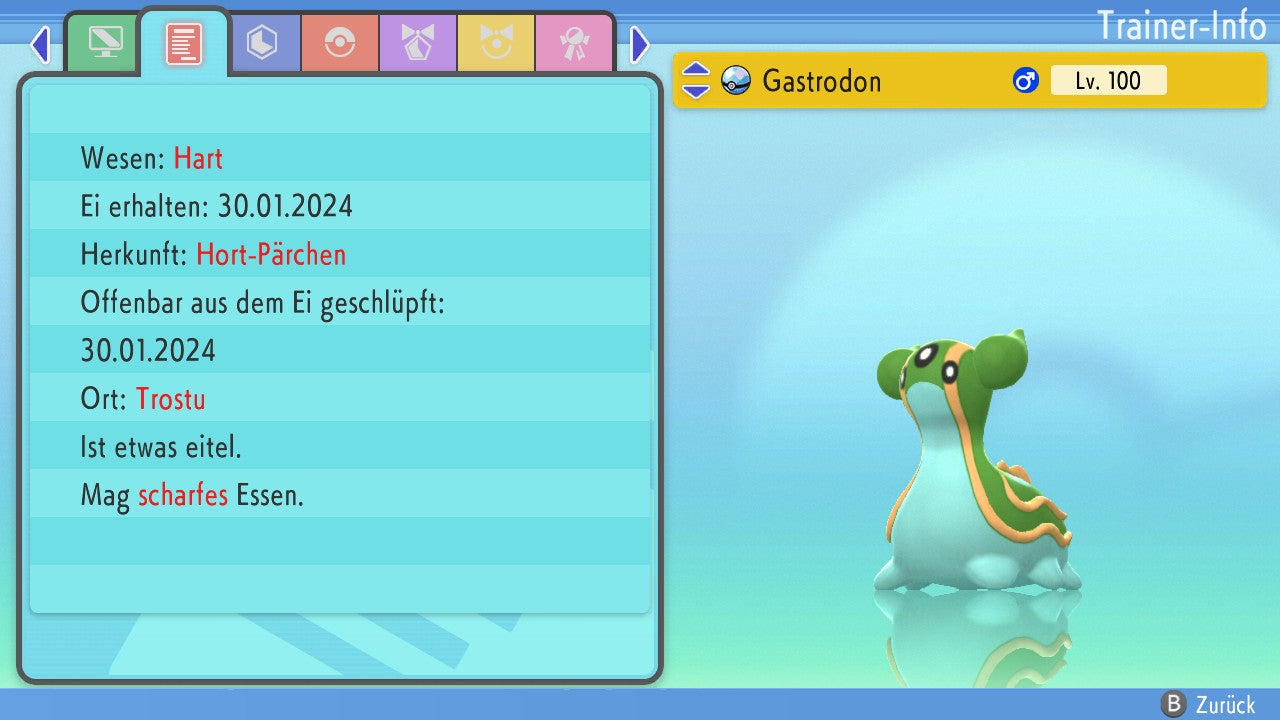 #423 Gastrodon Östliches Meer BDSP